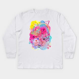 peach candy Kids Long Sleeve T-Shirt